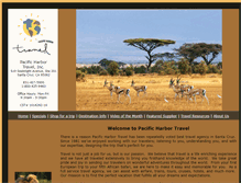 Tablet Screenshot of pacificharbortravel.com